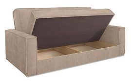 Прямой диван Лофт Лайт Книжка Бежевый