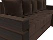 Угловой диван Венеция, Коричневый