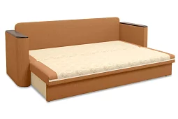 Прямой диван Рондо Выкатной Оранжевый