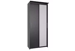Шкаф-купе Эконом Миллениум 884х2070х423 зеркало Коричневый