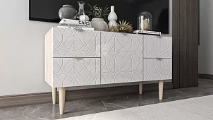 Комод Сканди (Йорк 38) Белый 