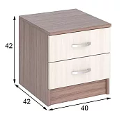 Тумба прикроватная Ронда (Бассо) Бежевый