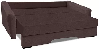 Прямой диван Амстердам Еврокнижка Коричневый