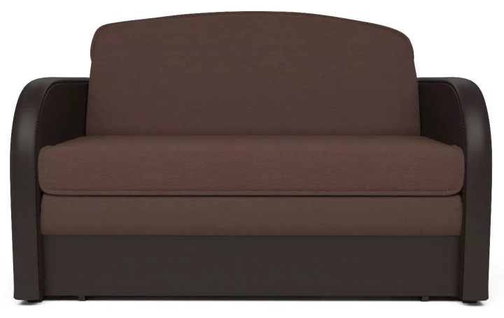 ф50а Прямой диван Малютка (рогожка шоколад) 1