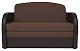 ф50а Прямой диван Малютка (рогожка шоколад) 1
