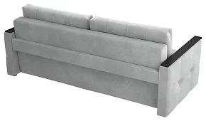 Прямой диван Валенсия Еврокнижка Серый