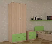 Шкаф Жили-были Зеленый 