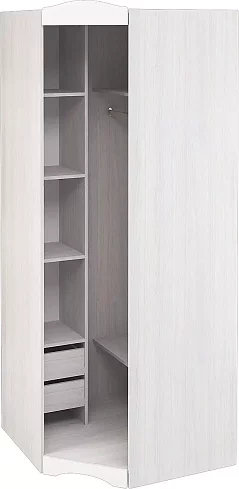 Шкаф угловой Флора ШКУ, Белый