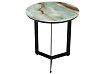 Журнальный стол Роб D-450 голубой мрамор, Голубой