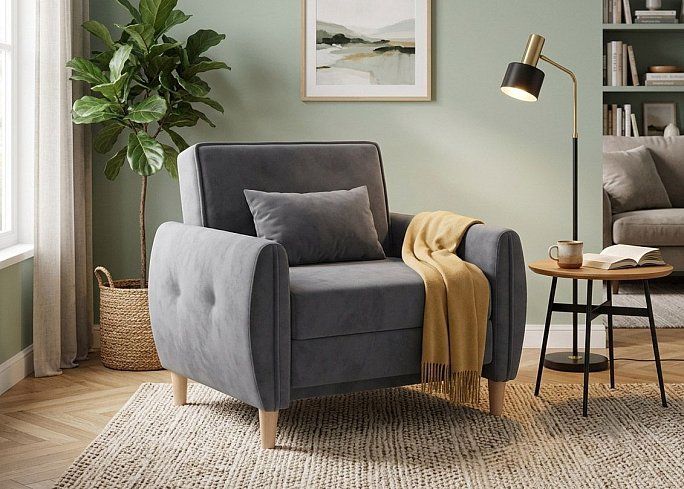 Кресло-кровать Анита, Серый