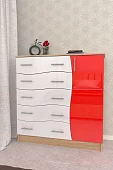 Комод Мебелеф-20 Черный 