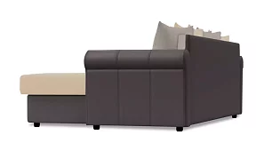 Угловой диван Рейн (Гамбург) Комфорт Еврокнижка Бежевый