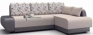 Диван угловой Нью-Йорк (Поло) Арт Еврокнижка Бежевый