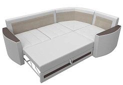 Угловой диван Белла Дельфин Белый