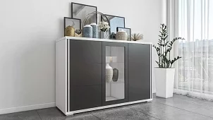 Комод Афина Черный 