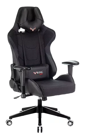 Кресло игровое Бюрократ 4 AERO дизайн 1, Черный
