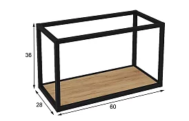 Каркасная полка Лофт ПМГ-Л 600