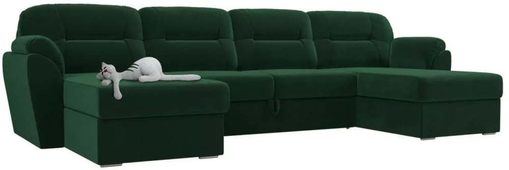 П-образный диван Бостон, Зеленый {3359719} – купить в Санкт-Петербурге за101990 руб в интернет-магазине Divano.ru