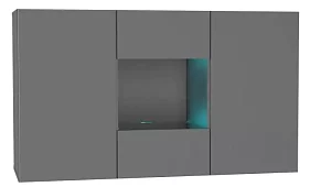 Комод навесной Поинт Тип-1.2 Серый