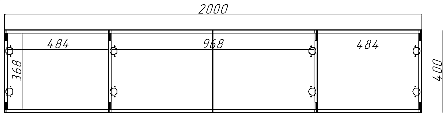 Антресоль Бастион к шкафу 2.0 м белый древесный, Белый