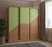 Шкаф-купе Фортуна 12 топ лайн, Зеленый