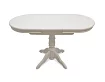 Стол Майкрофт массив дерева, Белый