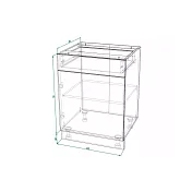 Шкаф нижний с ящиком ШН1Я 600 Бруклин (клен скандинавский)