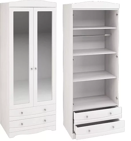 Спальня Флора (Афина) дизайн 3, Белый