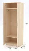 Шкаф распашной Эконом 2 BMS