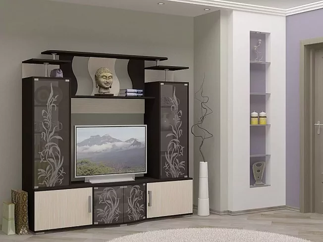 Стенка Виста, Коричневый