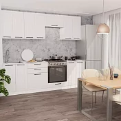 Модульная кухня Кёльн (софт пломбир) дизайн 2