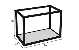 Каркасная полка Лофт ПМГ-Л 500