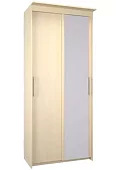 Шкаф-купе Эконом Миллениум 884х2070х423 зеркало Бежевый