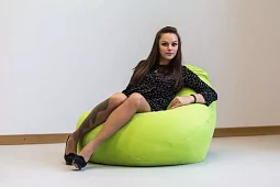 Кресло-мешок Салатовый Микровельвет Без механизма Зеленый