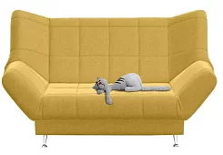 Прямой диван Санта Клик-кляк Желтый