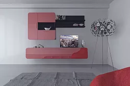 Стенка Модерн (Аймеб 10) Красный 