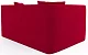ф50а Прямой диван Ассоль (красный) 3