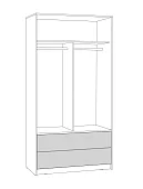 Шкаф-купе Лайт Белый