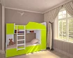 Кровать двухъярусная Юниор 2, Зеленый