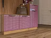 Прихожая глянец 3D 7, Коричневый