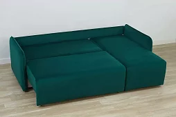 Угловой диван Париж Еврокнижка Зеленый