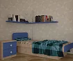 Детская кровать Жили-были, Синий