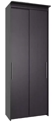 Шкаф-купе Эконом Миллениум 884х2400х423, Коричневый