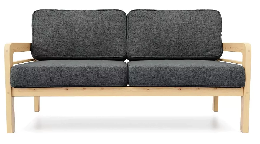 Диван прямой Бергер, Серый