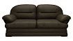Прямой кожаный диван Ланкастер, Коричневый