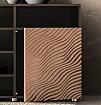 Комод Глянец 3D, Коричневый