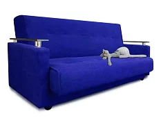 Прямой диван Милан Люкс Книжка Синий