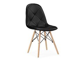 Стул деревянный Kvadro 1 black / wood 