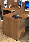 Набор корпусной мебели в офис 14 Рива С Коричневый 