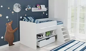 Детская кровать Легенда 6 Кровати без механизма Белый